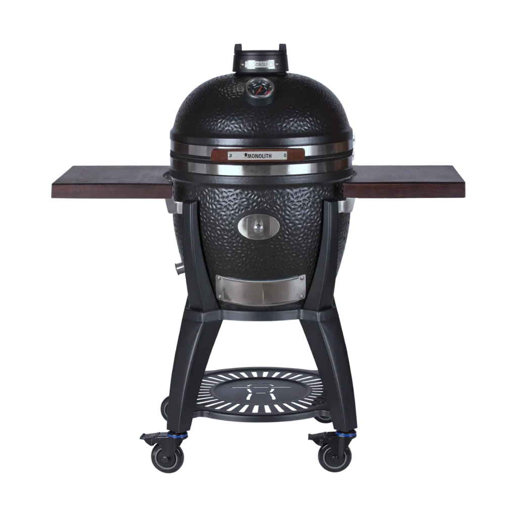Monolith Classic ceramic kamado in modern Avantgarde finish — Best European Build pick in Smoke and Lump's Best UK Kamado guide