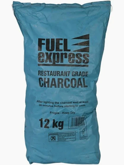 Fuel Express Restaurant Grade Lumpwood Charcoal — Ben's value-tier cook fuel for the BGE Large.